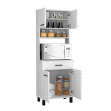 Alacena Buffet Blanco 58 cm con Almacenamiento - Alacenas y Muebles Microondas | Bylmo