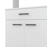 Alacena Buffet Blanco 58 cm con Almacenamiento - Alacenas y Muebles Microondas | Bylmo