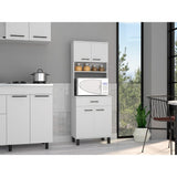 Alacena Buffet Blanco 58 cm con Almacenamiento - Alacenas y Muebles Microondas | Bylmo