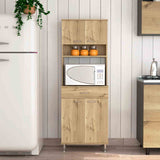 Alacena Della Duna 60 cm Con un Cajón, Entrepaños y Cuatro Puertas - Alacenas y Muebles Microondas | Bylmo