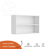 Alacena Blanco 80x52cm Flotante sin Entrepaños y con Dos Puertas - Muebles Organizadores | Bylmo