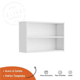 Mueble Superior de Cocina Negro 80x52cm con Dos Puertas - Muebles Organizadores | Bylmo