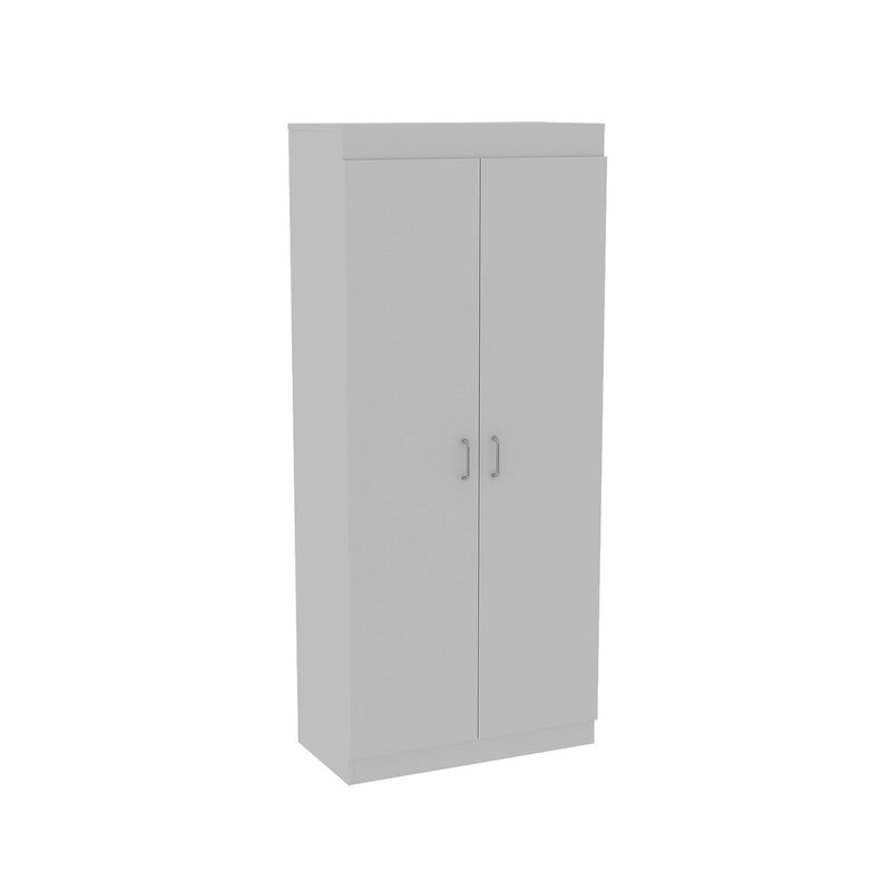 Alacena Mikonos Blanca 161 cm x 70 cm con 2 Puertas y Compartimiento para Especias en una de las Puertas