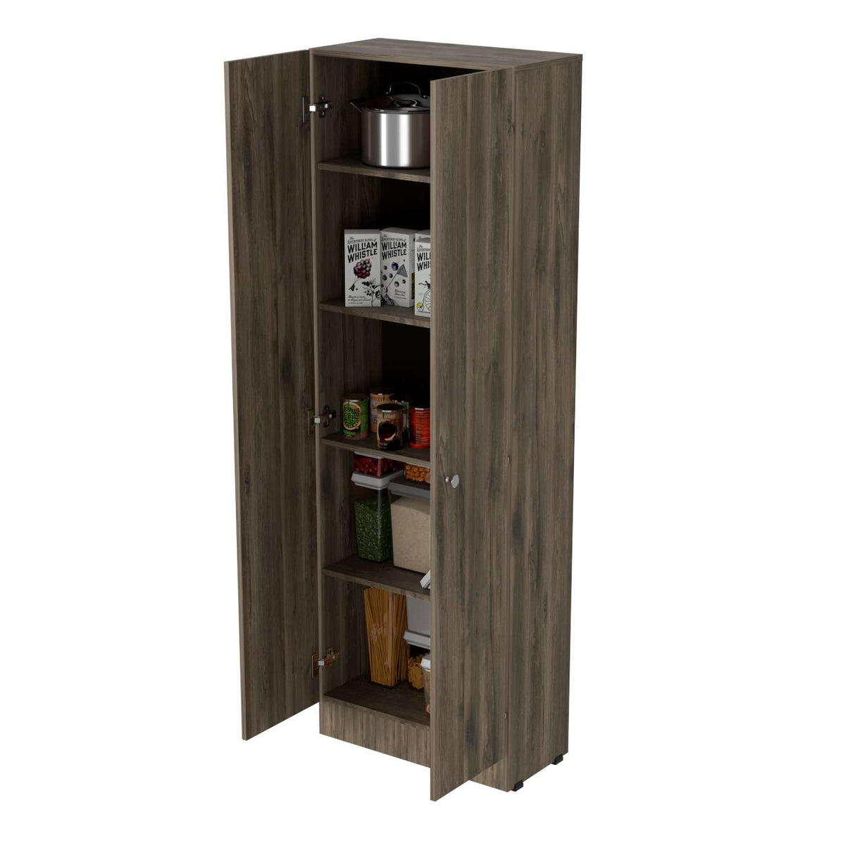 Alacena Oriza Bellota 60 cm con Dos Puertas y Cuatro Entrepaños - Alacenas y Muebles Microondas | Bylmo