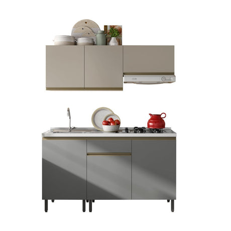 Mueble Superior Santiago Pecan 150 cm - Muebles Organizadores | Bylmo