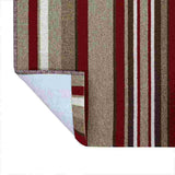 Alfombra California Vino 150x100cm Rectangular Medio Suave de Lineas - Tapetes y Alfombras | Bylmo