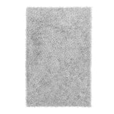 Alfombra Hawai 100 cm x 150 cm de Hogar Gris Claro Peludo - Tapetes y Alfombras | Bylmo