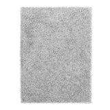 Alfombra Hawai 150 cm x 200 cm de Hogar Gris Claro Peludo - Tapetes y Alfombras | Bylmo