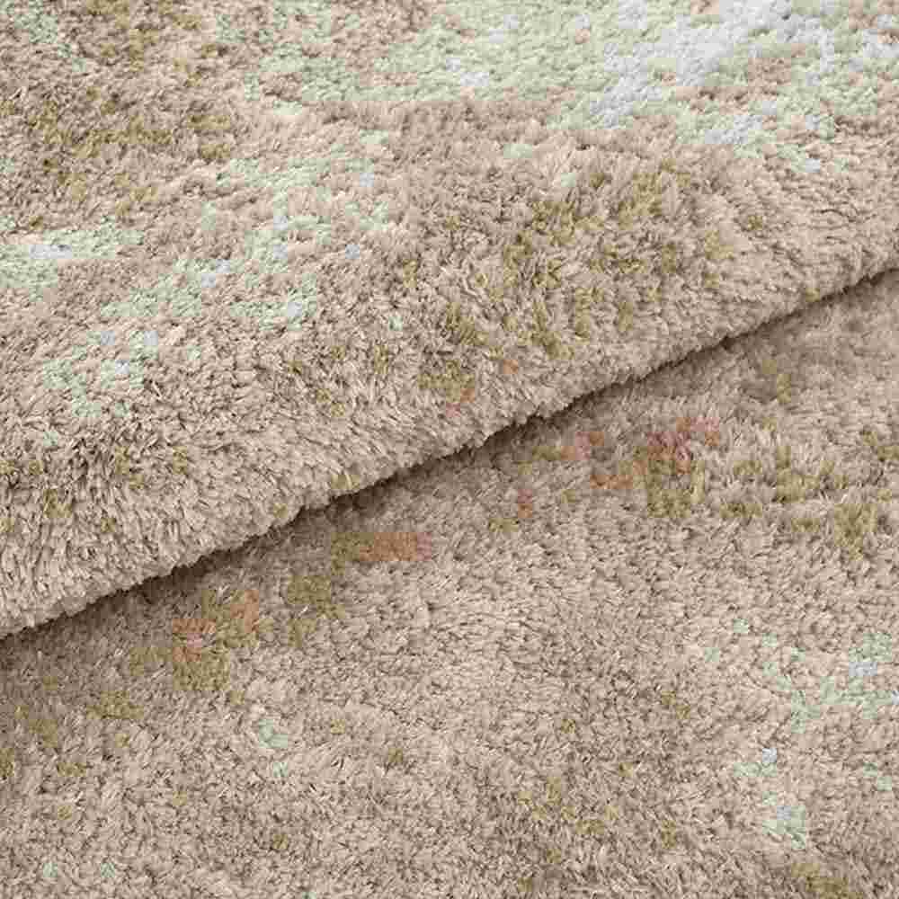 Alfombra Laurel 100 cm x 150 cm de Hogar Beige Peludo - Tapetes y Alfombras | Bylmo