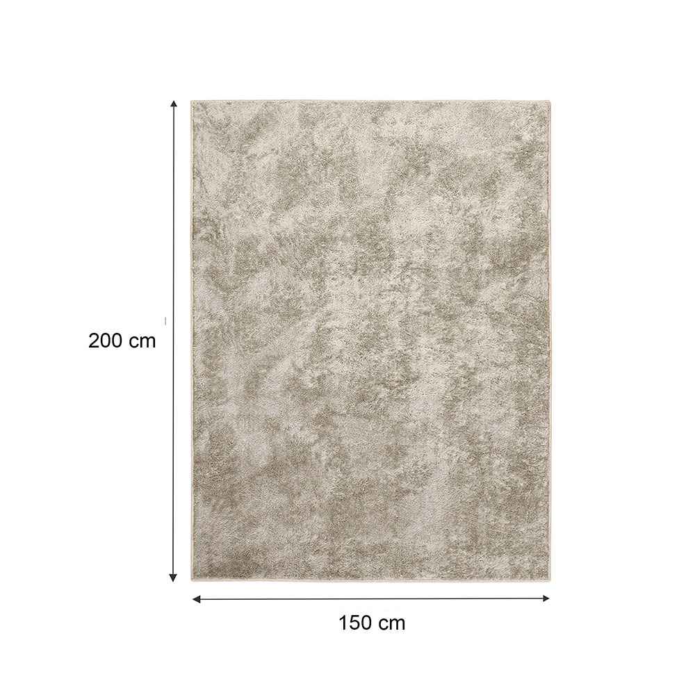 Alfombra Laurel 150 cm x 200 cm de Hogar Beige Peludo - Tapetes y Alfombras | Bylmo