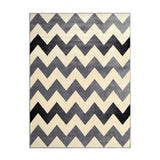 Alfombra Maryland 150 cm x 200 cm de Hogar Gris Claro con Lineas - Tapetes y Alfombras | Bylmo