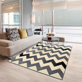 Alfombra Maryland 150 cm x 200 cm de Hogar Gris Claro con Lineas - Tapetes y Alfombras | Bylmo