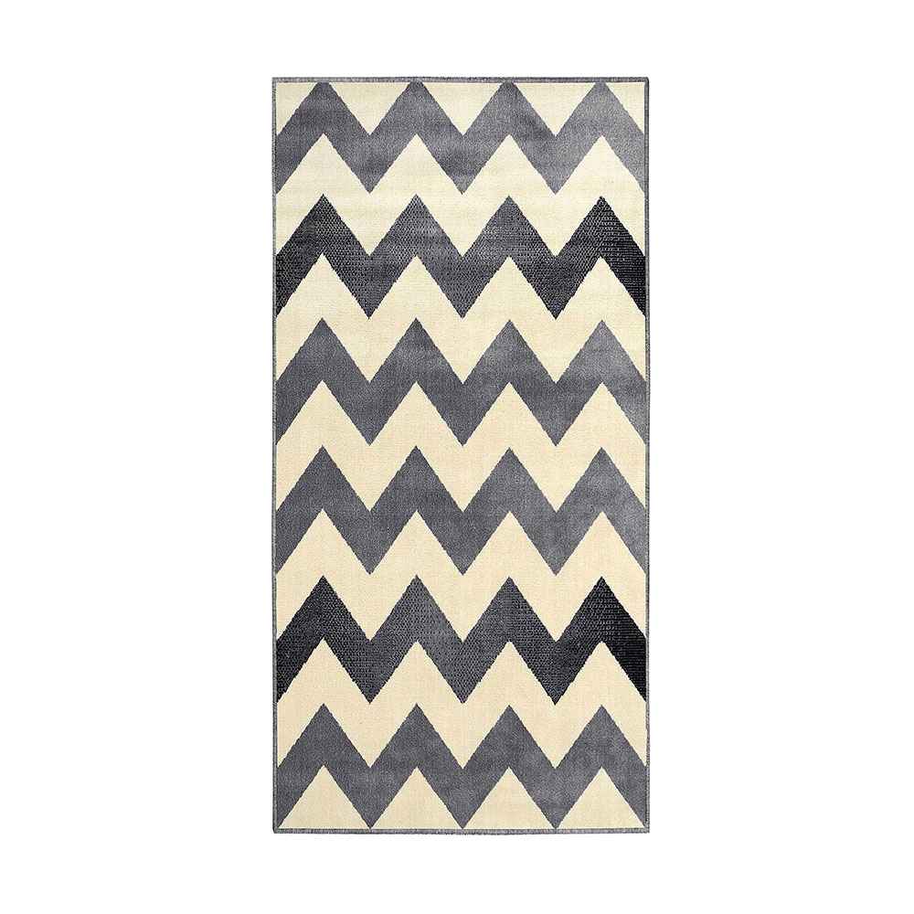 Alfombra Maryland 50 cm x 100 cm de Habitación Gris Claro con Lineas - Tapetes y Alfombras | Bylmo