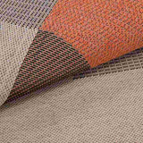 Alfombra Mystic 100 cm x 150 cm de Hogar Naranja con Semicirculos - Tapetes y Alfombras | Bylmo