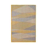 Alfombra Mystic 150 cm x 200 cm de Habitación Amarillo con Rombos - Tapetes y Alfombras | Bylmo