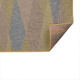 Alfombra Mystic 150 cm x 200 cm de Habitación Amarillo con Rombos - Tapetes y Alfombras | Bylmo