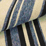 Alfombra Newark 100 cm x 150 cm de Hogar Azul Oscuro con Lineas - Tapetes y Alfombras | Bylmo