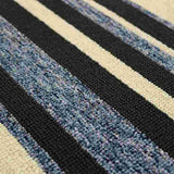 Alfombra Newark 100 cm x 150 cm de Hogar Azul Oscuro con Lineas - Tapetes y Alfombras | Bylmo