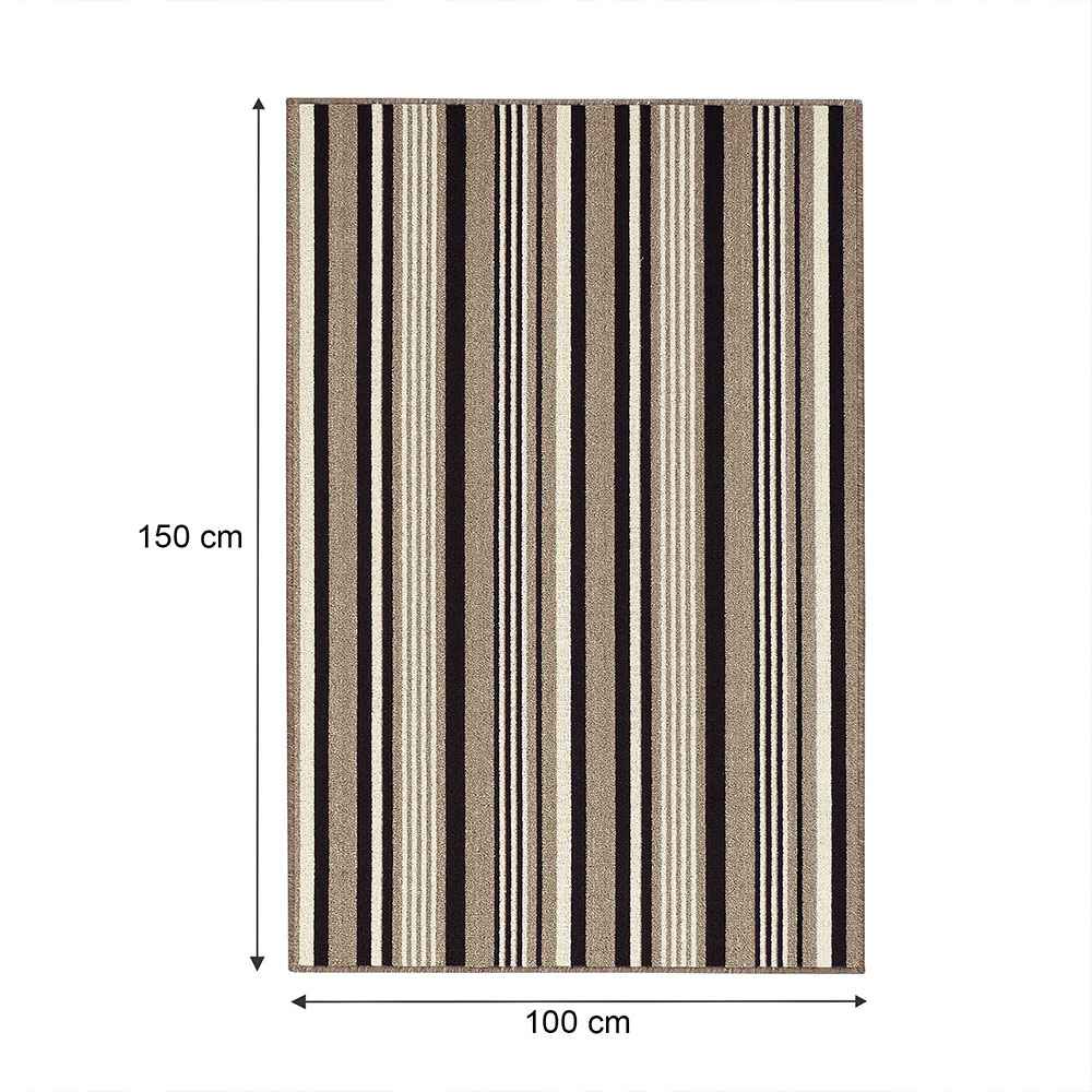 Alfombra Newark 100 cm x 150 cm de Habitación Orla con Lineas - Tapetes y Alfombras | Bylmo