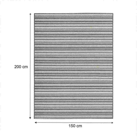 Alfombra Newark 150 cm x 200 cm de Habitación Arrecife con Lineas - Tapetes y Alfombras | Bylmo