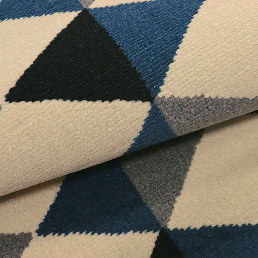 Alfombra Oregon 100 cm x 150 cm de Hogar Beige con Rombos - Tapetes y Alfombras | Bylmo