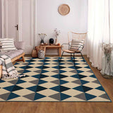 Alfombra Oregon 150 cm x 200 cm de Habitación Beige con Rombos - Tapetes y Alfombras | Bylmo