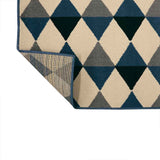 Alfombra Oregon 150 cm x 200 cm de Habitación Beige con Rombos - Tapetes y Alfombras | Bylmo