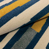 Alfombra Oregon 150 cm x 200 cm de Habitación Mostaza con Figuras - Tapetes y Alfombras | Bylmo