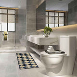 Alfombra Oregon 50 cm x 100 cm de Hogar Beige con Rombos - Tapetes y Alfombras | Bylmo