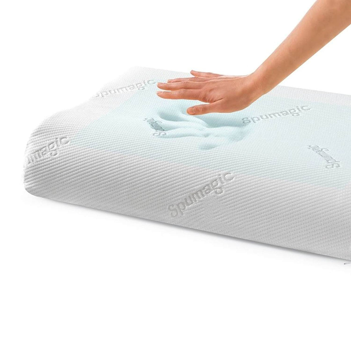 Almohada Luxu Espuma viscoelástica Blanco 40 cm con Gel Termosensible - Almohadas | Bylmo