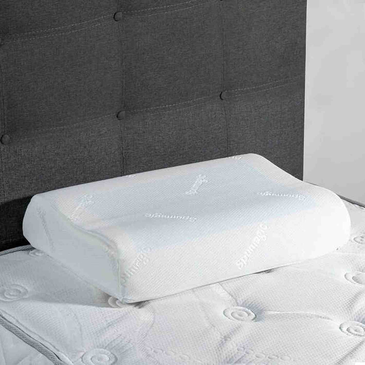Almohada Luxu Espuma viscoelástica Blanco 40 cm con Gel Termosensible - Almohadas | Bylmo