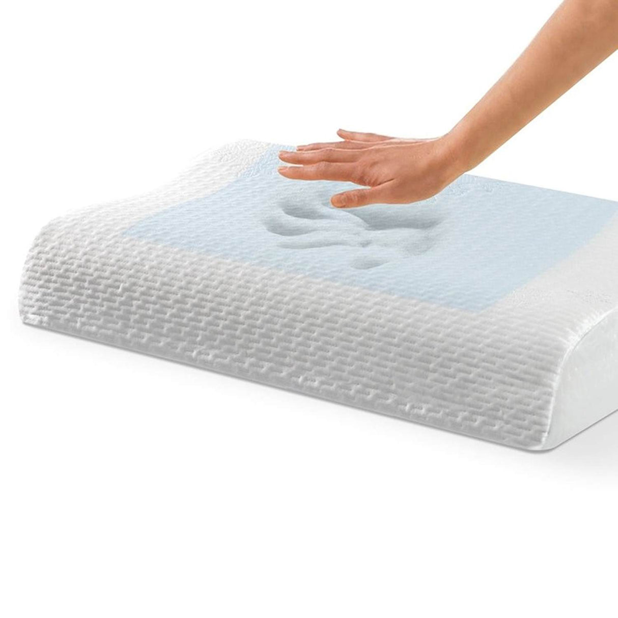 Almohada Luxu Fresh Espuma viscoelástica Blanco 40 cm con Gel Termosensible - Almohadas | Bylmo