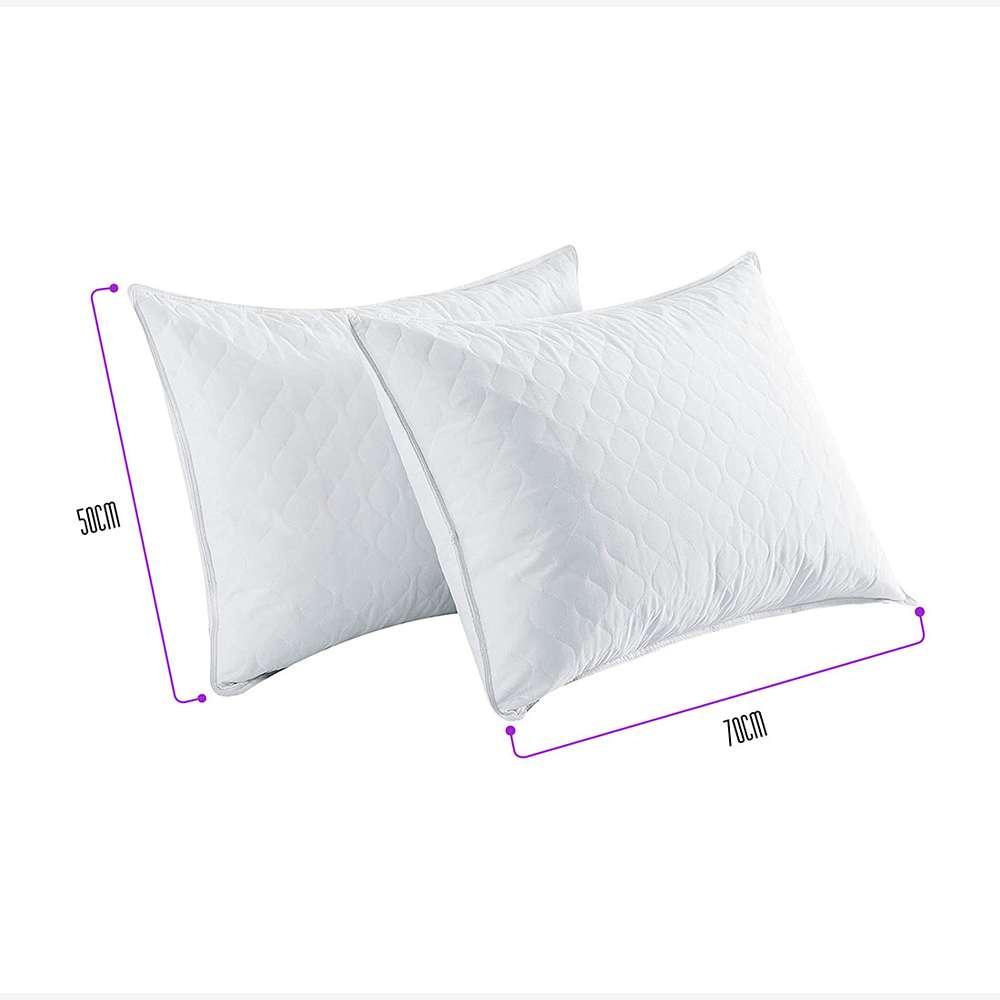 Almohada Plumas Sinteticas Blanco 70 cm Termosellada - Almohada | Bylmo