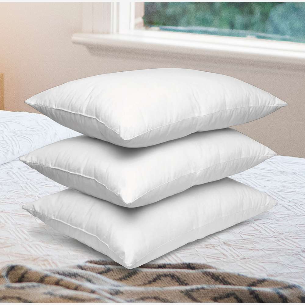 Almohada Microfibra Blanco 70 cm Microfibra (1 unidad y NO 3) - Almohada | Bylmo