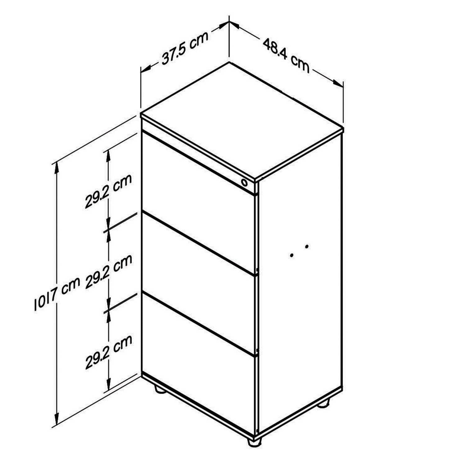 Archivador Amplio Pole Wengue 49.5 cm Bylmo