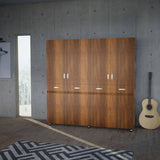Closet Quadr Caramelo 200x199cm con 4 Cajones con 4 Entrepaños - Closets | Bylmo