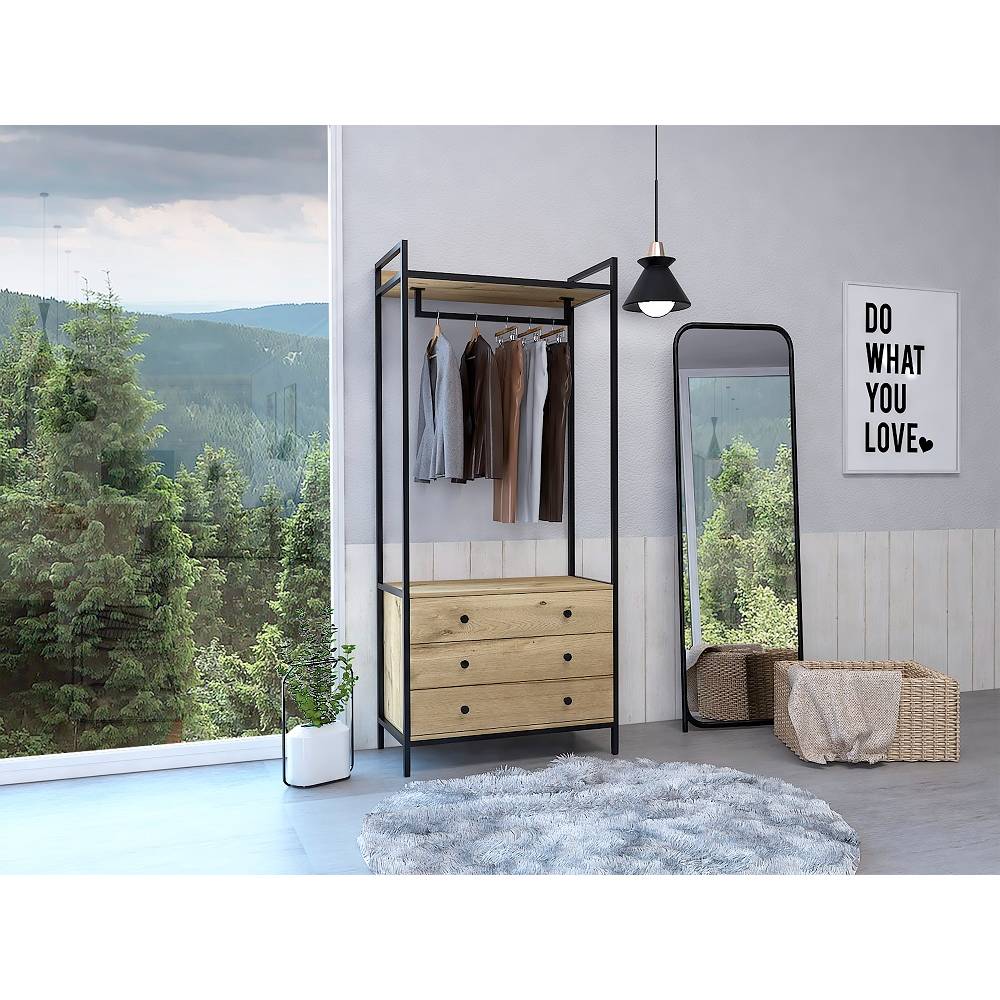 Closet Dreams Duna 80x180cm con 3 Cajones sin Entrepaños - Closets | Bylmo