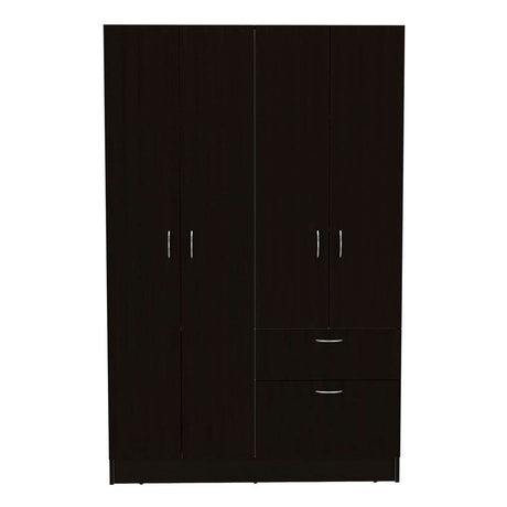 Closet Vaupes Wengue 108.9x170.8cm con 2 Cajones con 2 Entrepaños - Closets | Bylmo
