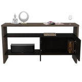 Arrimo Bellagio Siena y Wengue 120x80.7cm sin Cajones y con Tres Compartimientos - Bifes | Bylmo