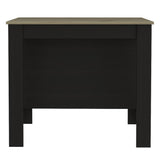 Mueble Auxiliar de Cocina Cala Wengue 103x90cm con Dos Entrepaños y Tres Compartimientos - Cocinas | Bylmo