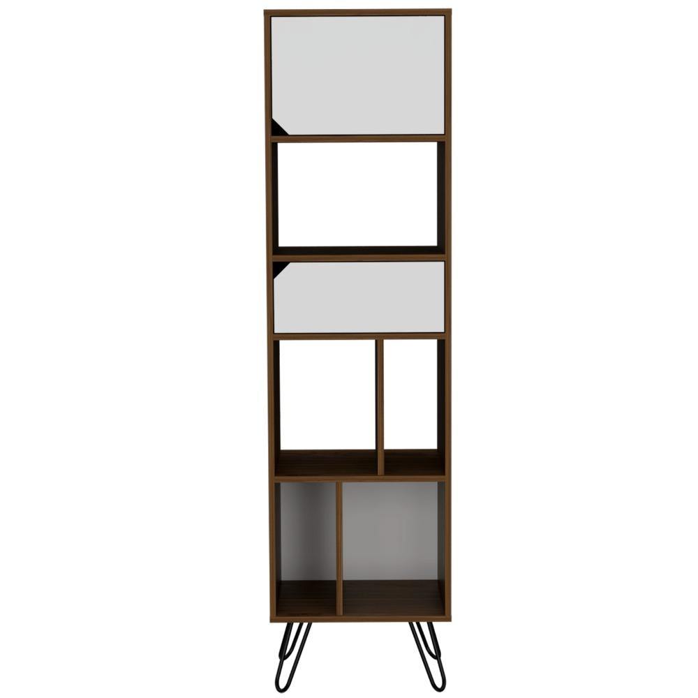 Biblioteca Palermo Gales 45 cm con Puertas y Entrepaños - Bibliotecas | Bylmo