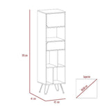 Biblioteca Palermo Gales 45 cm con Puertas y Entrepaños - Bibliotecas | Bylmo