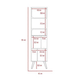 Biblioteca Palermo Gales 45 cm con Puertas y Entrepaños - Bibliotecas | Bylmo