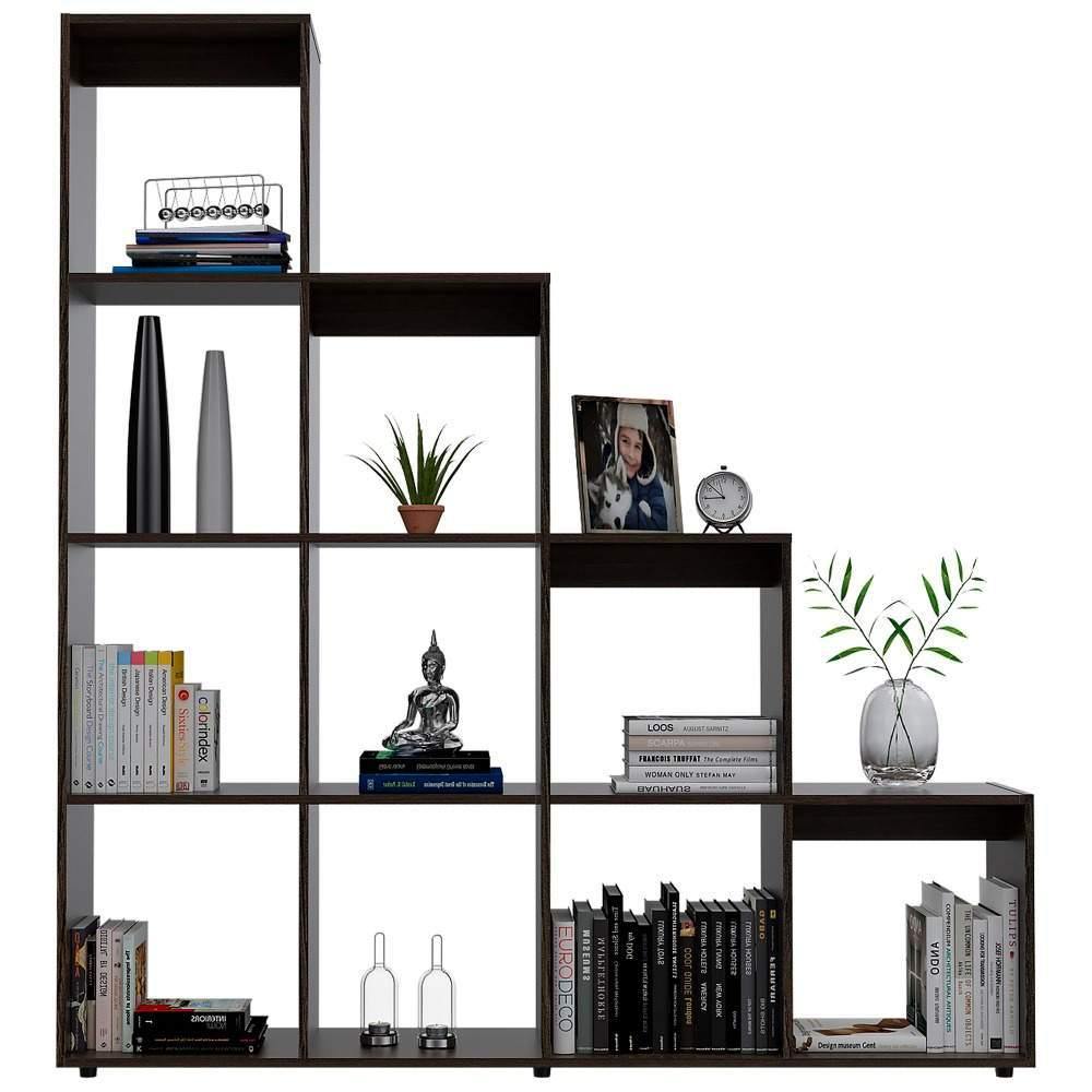 Biblioteca Escalera Beijing Amaretto 162 cm con Entrepaños - Bibliotecas | Bylmo