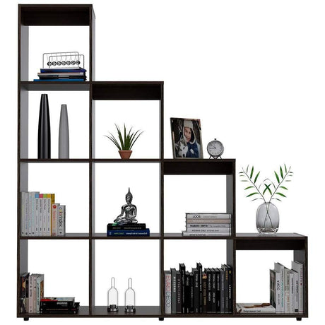 Biblioteca Escalera Beijing Amaretto 162 cm con Entrepaños - Bibliotecas | Bylmo