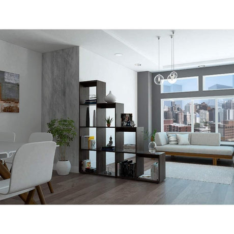 Biblioteca Escalera Beijing Amaretto 162 cm con Entrepaños - Bibliotecas | Bylmo