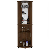 Bar Chicago Gales 45 cm con Espejo y Puertas de Vidrio - Bares | Bylmo