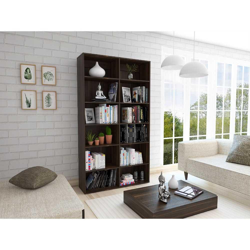 Biblioteca Ofice Habano 100x180cm con 1Dos Compartimientos - Bibliotecas | Bylmo