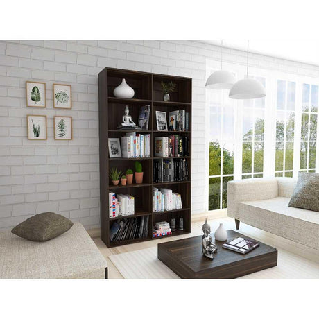 Biblioteca Ofice Habano 100x180cm con 1Dos Compartimientos - Bibliotecas | Bylmo