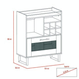 Bar Bulgaria Habano 78 cm con Una Puerta - Bares | Bylmo